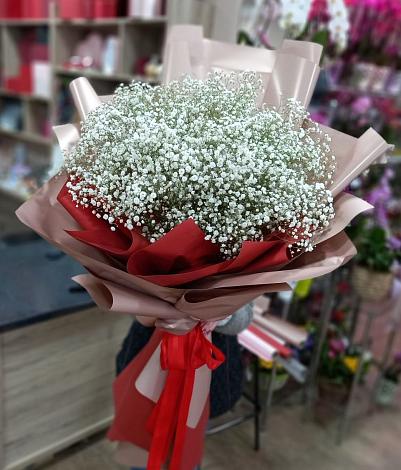 Букет цветов из: Гипсофила в Слободском