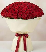 Букет 101 Красная роза Милано в Слободском