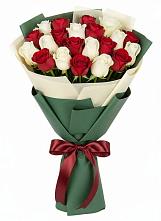 Букет Микс из красных и белых роз #REPLACE_PRED# Слободском