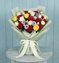 Букет цветов из:  Розы в Слободском