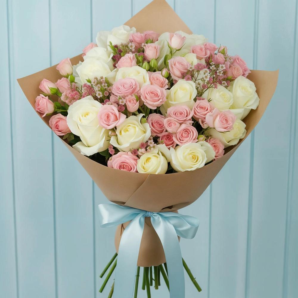 Букет цветов из: Розы в Слободском