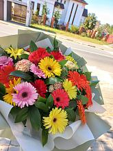Букет цветов из:  Герберы #REPLACE_PRED# Слободском