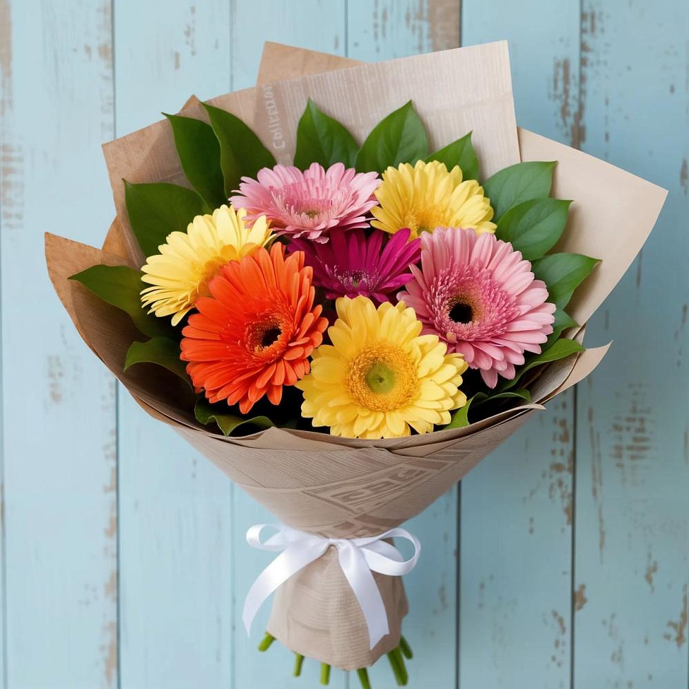 Букет цветов из: Герберы в Слободском