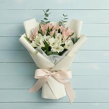 Букет цветов из:  Альстромерии #REPLACE_PRED# Слободском