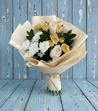 Букет цветов из:  Розы и Хризантемы в Слободском