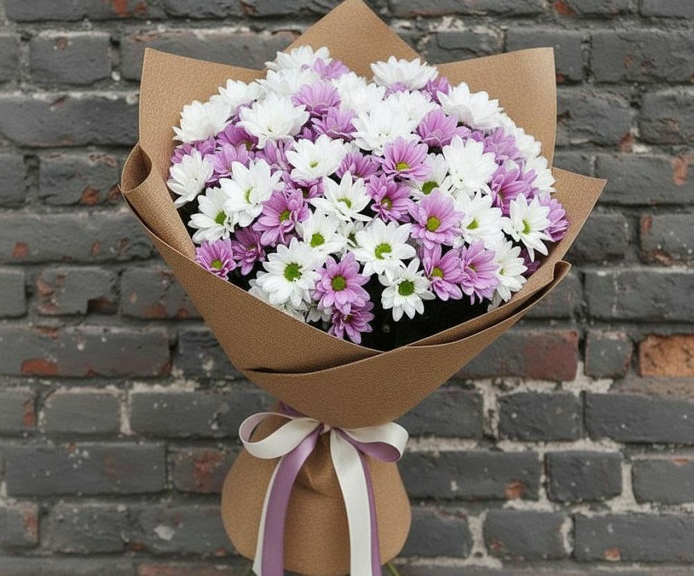 Букет цветов из: Хризантемы в Слободском