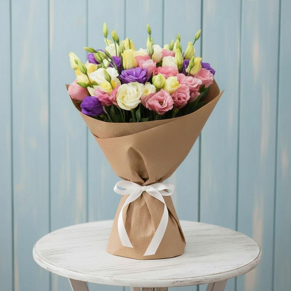 Букет цветов из: Лизиантусы в Слободском