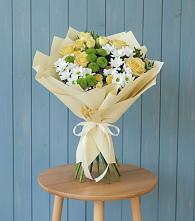 Букет цветов из:  Хризантемы и Розы #REPLACE_PRED# Слободском